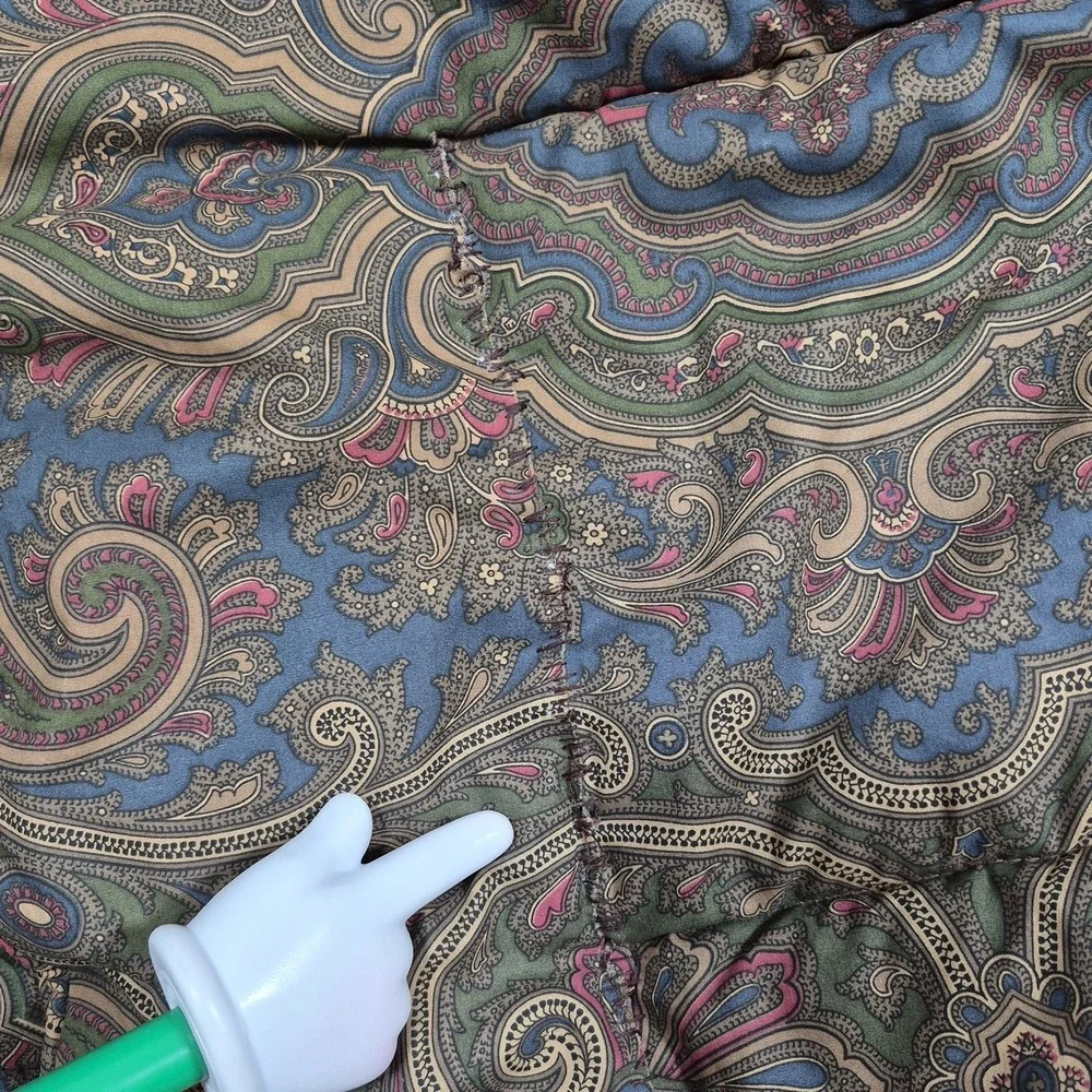 RALPH LAUREN Brianna Elizabeth Paisley Brown Comforter Twin
